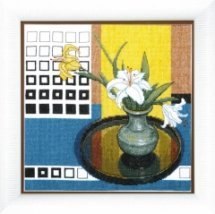 Набор для вышивания крестом "Очарование цветом" Crystal Art