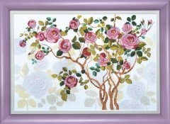Набор для вышивания крестом "Цветущий шиповник" Crystal Art
