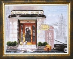 Набор для вышивания крестом "Путешествие по Англии" Crystal Art