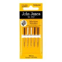 Ball Point Sewing Machine №14(90) (5шт) Набір машинних голок Трикотаж John James (Англія)