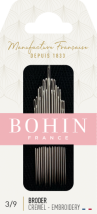 Embroidery №1/10 (15шт) Набір голок для вишивання гладдю Bohin (Франція)