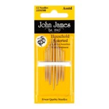 Household (12шт) Набір голок шиття Домашній John James (Англія)