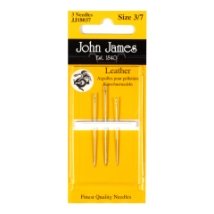 Leather №3/7 (3шт) Набор игл для кожи John James (Англия)