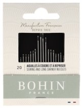 Needles Book Асорті (20шт) Набір голок для шиття Bohin (Франція)