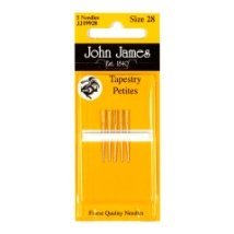 Tapestry Petite №26 (6шт) Набор коротких гобеленовых игл John James (Англия)