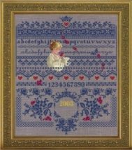 Схема "Fallen Roses//Троянди Семплер" Lavender & Lace