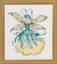 Схема "March Aquamarine Fairy//Мартовская аквамаринова фея" Mirabilia Designs