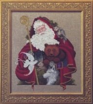 Схема "Santa of the Forest//Санта Лісу" Lavender & Lace