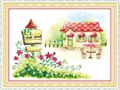 Набір для вишивання стрічками "Хвилина відпочинку" RIBBON EMBROIDERY