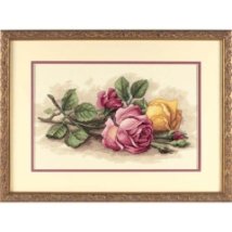Набор для вышивания крестом "Срезанные розы//Rose Cuttings" DIMENSIONS 13720