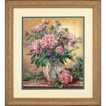 Набір для вишивання хрестиком "Півонії і дзвіночки//Peonies & Canterbury Bells" DIMENSIONS 35211