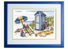 Набір для вишивання "Пляжна кабіна (Beach Cabin)" Royal Paris