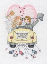 Набір для вишивання "Молодята (Just Married)" ANCHOR