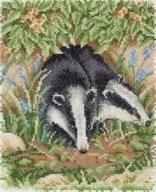 Набір для вишивання "Борсуки (Badgers Den)" ANCHOR