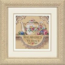 Набір для вишивання хрестиком "Дорогоцінний друг//Treasured Friend Teapot" DIMENSIONS 06904