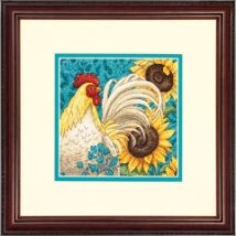 Набір для вишивання хрестиком "Півень//Rooster" DIMENSIONS 70-65130