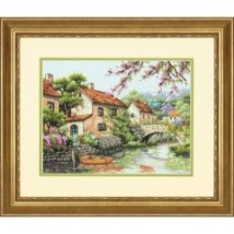 Набір для вишивання хрестиком "Канал//Village Canal" DIMENSIONS 70-35330
