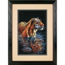 Набір для вишивання хрестиком "Спокійний тигр//Tiger Chilling Out" DIMENSIONS 35222