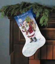 Набор для вышивания крестом "Naughty or Nice?" DIMENSIONS 08806