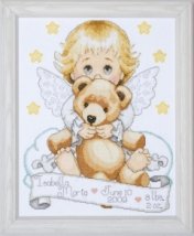 Набір для вишивання хрестиком "Angel Sampler//Ангел" Design Works