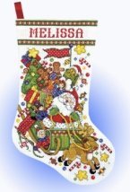 Набір для вишивання хрестиком "Santa Sleigh//Санта на санчатах" Design Works