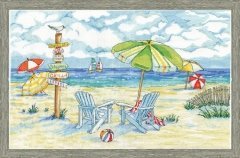 Набір для вишивання хрестиком "Beach Signs//Знаки на пляжі" Design Works