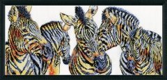 Набір для вишивання хрестиком "Wild Things Zebras//Зебри" Design Works