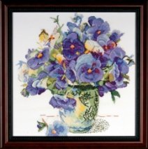 Набір для вишивання хрестиком "Pansy Floral//Братки" Design Works