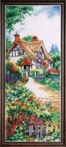 Набір для вишивання хрестиком "Thatched Cottage//Дім з солом'яним дахом" Design Works