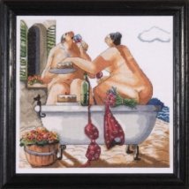 Набір для вишивання хрестиком "Bathing Beauties//Купання красунь" Design Works