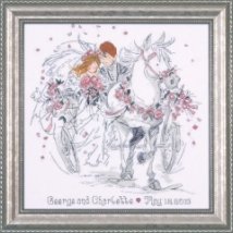 Набір для вишивання хрестиком "Wedding Carriage//Весільна карета" Design Works