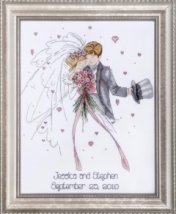 Набір для вишивання хрестиком "Wedding Sampler//Весілля" Design Works