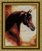 Набір для вишивання хрестиком "Fadjur - Stallion" Kustom Krafts