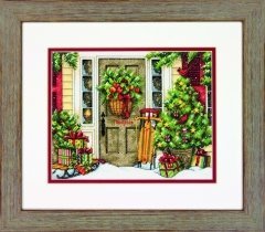 Набір для вишивання хрестиком "Дім для свят//Home for the Holidays" DIMENSIONS 70-08961