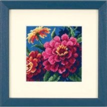 Набор для вышивания гобеленом "Цинния//Zinnias" DIMENSIONS 07213