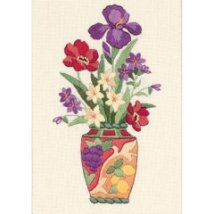 Набор для вышивания гладью "Элегантный букет//Elegant Floral" DIMENSIONS 06230