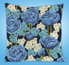 Набір для вишивання гобеленом "Blue Roses//Голубі троянди" Design Works
