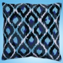 Набір для вишивання гобеленом "Blue Ikat//Голубий Ікат" Design Works