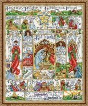 Набір для вишивання хрестиком "Nativity Story//Різдвяна історія" Design Works