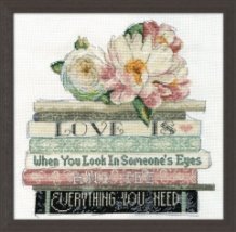 Набір для вишивання хрестиком "Love Is//Кохання це" Design Works