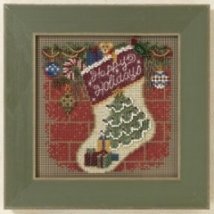 Набір для вишивання "Holiday Stocking//Різдвяна панчіха" Mill Hill MH141305