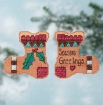 Набір для вишивання "Seasons Greetings//Вітання" Mill Hill ST141614