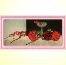 Набір для вишивання стрічками "Щастя" RIBBON EMBROIDERY