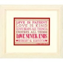 Набір для вишивання хрестиком "Любов - терпіння//Love Is Patient" DIMENSIONS 70-65144