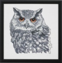 Набор для вышивания "Серая сова (Owl in grey)" PERMIN