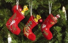 Набір для вишивання "Різдвяний декор (X-mas deco red)" PERMIN