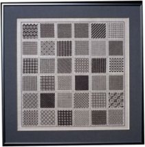 Набор для вышивания "Серый сэмплер (Sampler in grey colours)" PERMIN