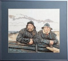 Набор для вышивания "Рыбаки (Fisherman)" PERMIN