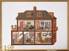 Набор для вышивания "Домик для кукол (Dolls-house)" PERMIN