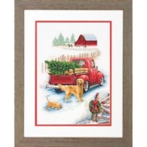Набір для вишивання хрестиком "Зимова прогулянка//Winter Ride" DIMENSIONS 70-08971